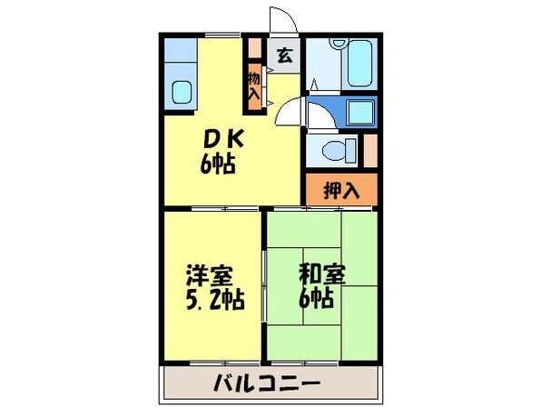 ハ－ティホ－ムズの物件間取画像